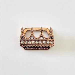 Stella & Dot / Keep Collective Crown pave charm (Rose Gold)